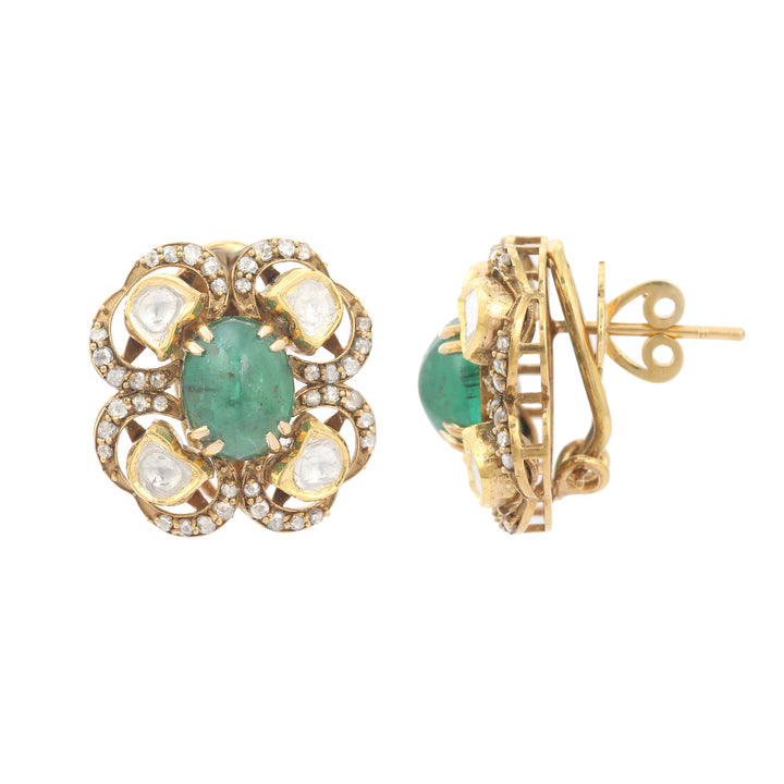 Shringaar Emerald Earrings