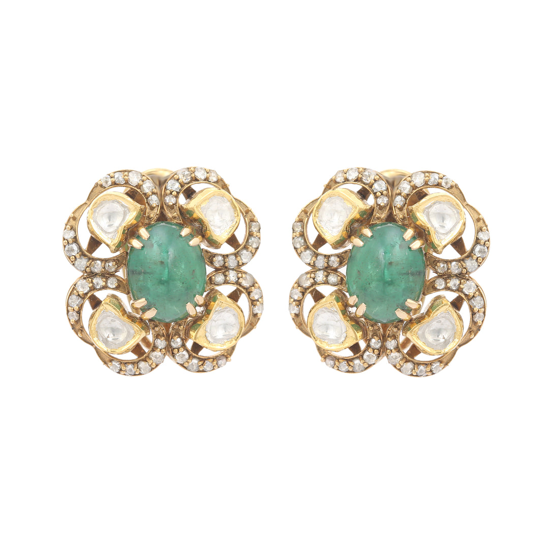 Shringaar Emerald Earrings