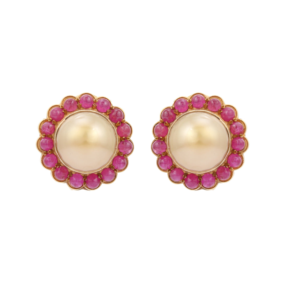 Navya Earrings (Ruby)