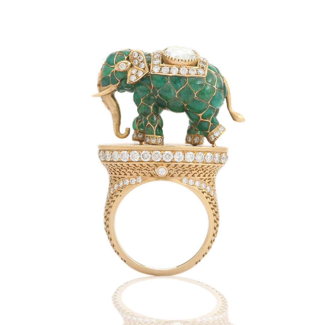 Gajratna Ring (Emerald)