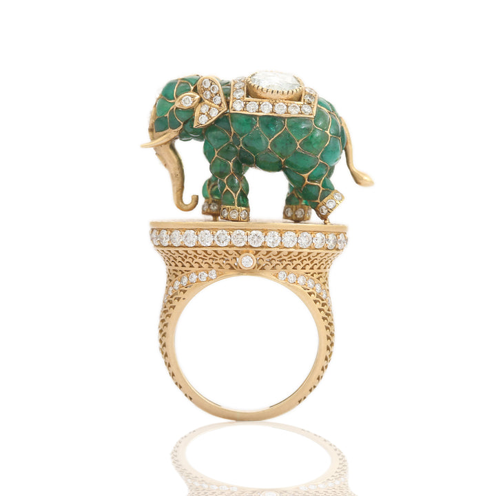 Gajratna Ring (Emerald)