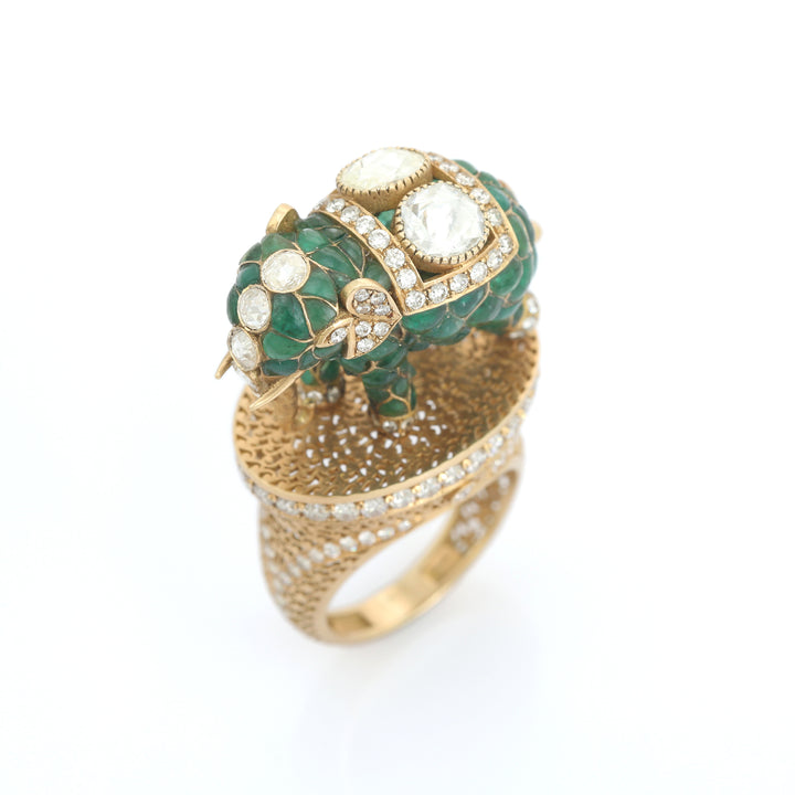 Gajratna Ring (Emerald)