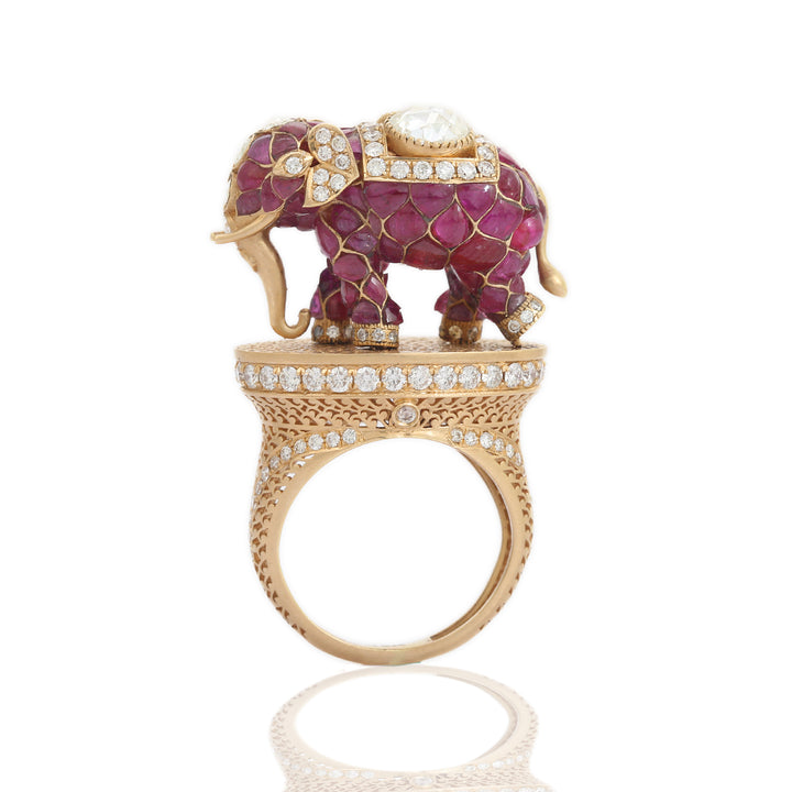 Gajratna Ring (Ruby)