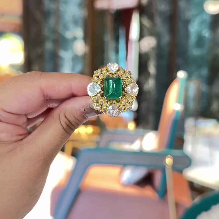Panna Darbar Ring