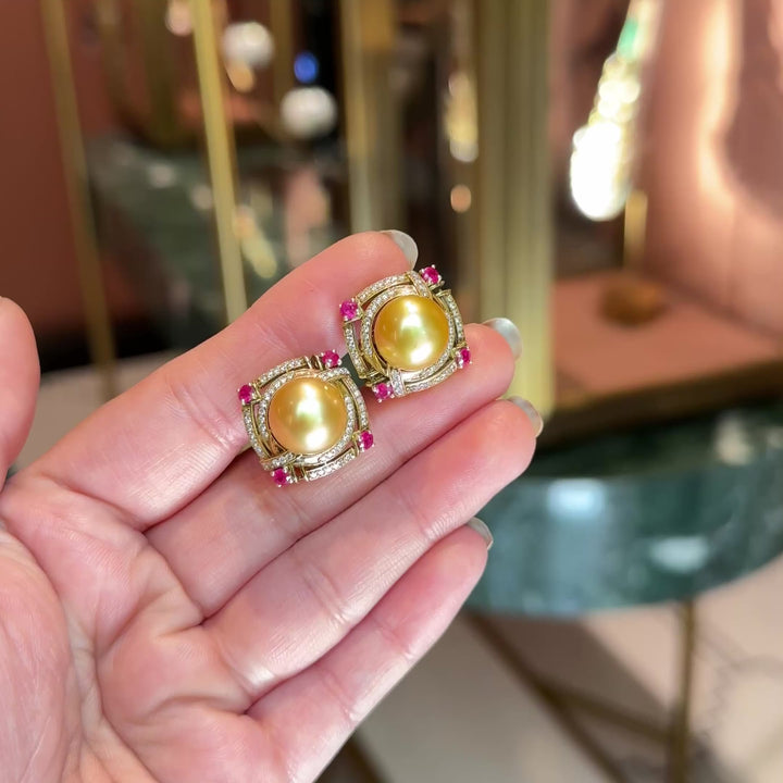 Rimjhim Phool Earrings