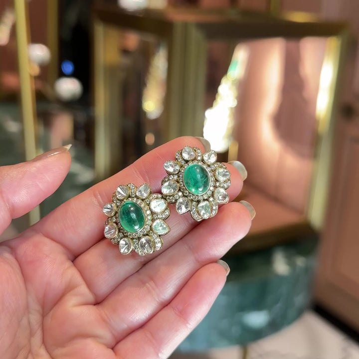 Gulnar Phool Earrings
