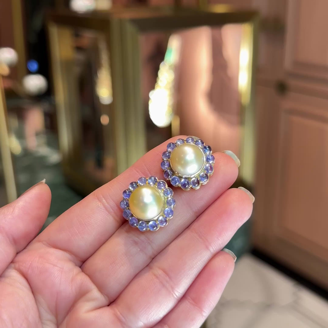 Navya Earrings (Tanzanite)