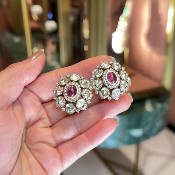 Indulekha Earrings (Tourmaline)