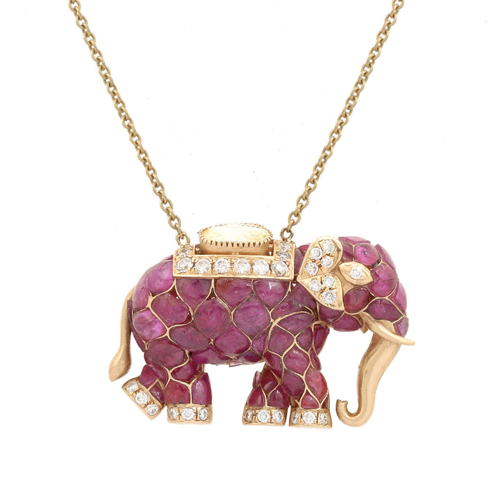 Gajratna Necklace (Ruby)