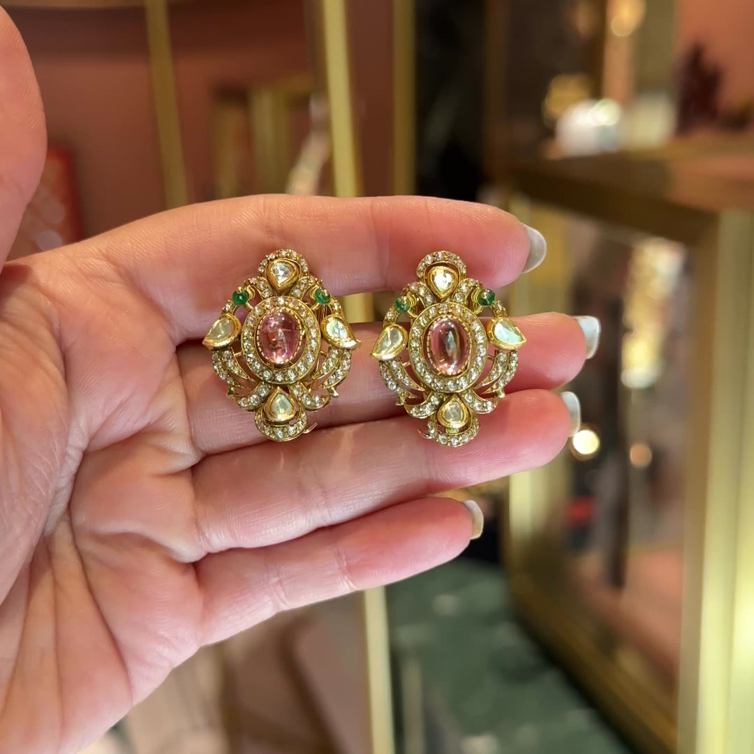 Gulrosa Earrings